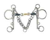 Shires Blue Sweet Iron Pelham Lozenge Bit